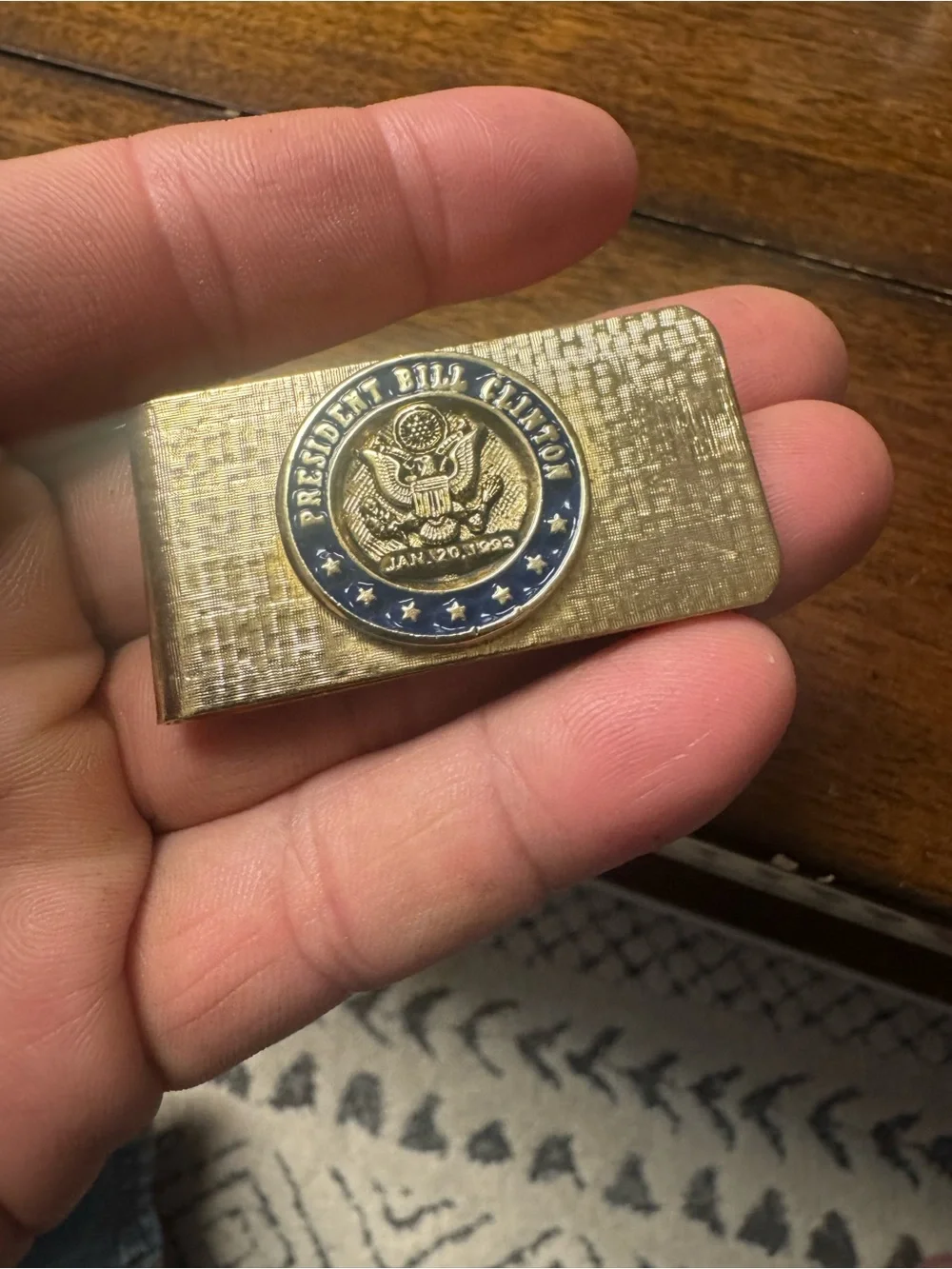 Presidential Memorabilia Clinton Money Clip 2 Cufflinks Lapel Pin And Key Chain